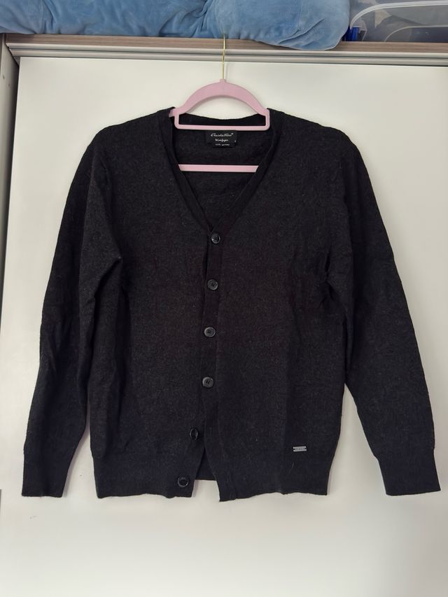 Cárdigan Emidio Tucci Gris Talla S