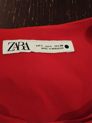 Gilet donna Zara rosso