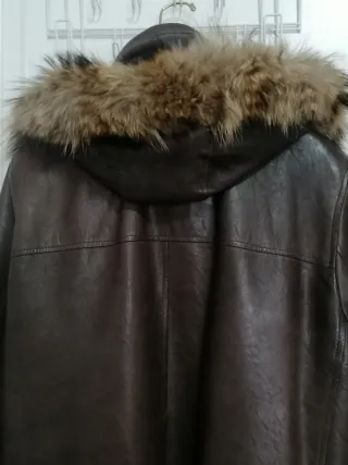 Giaccone uomo in vera pelle- XXL pelliccia vera