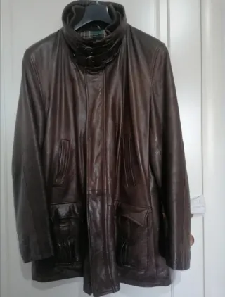 Giaccone uomo in vera pelle- XXL pelliccia vera