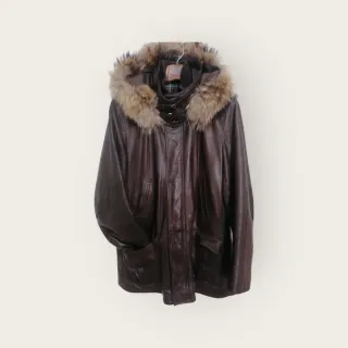 Giaccone uomo in vera pelle- XXL pelliccia vera