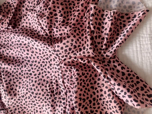 Gonna pantalone con stampa a cuori