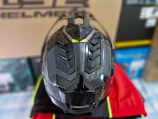 Casco Moto Trail Explorer Negro Carbono