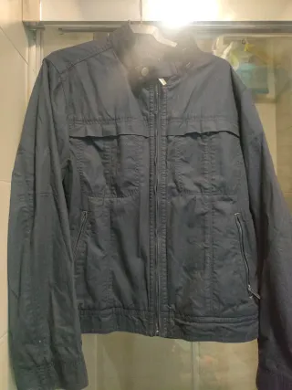 Cazadora hombre negra talla XXL