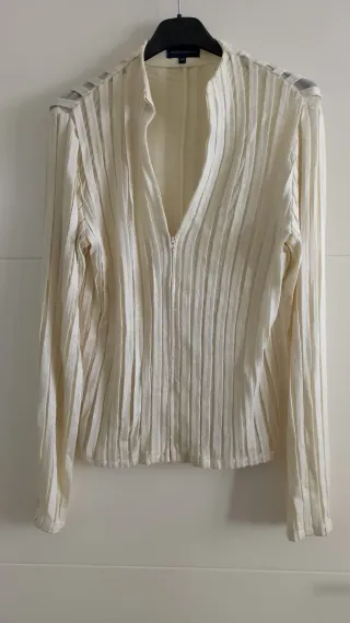 Camisa Adolfo Domínguez Beige Talla 38