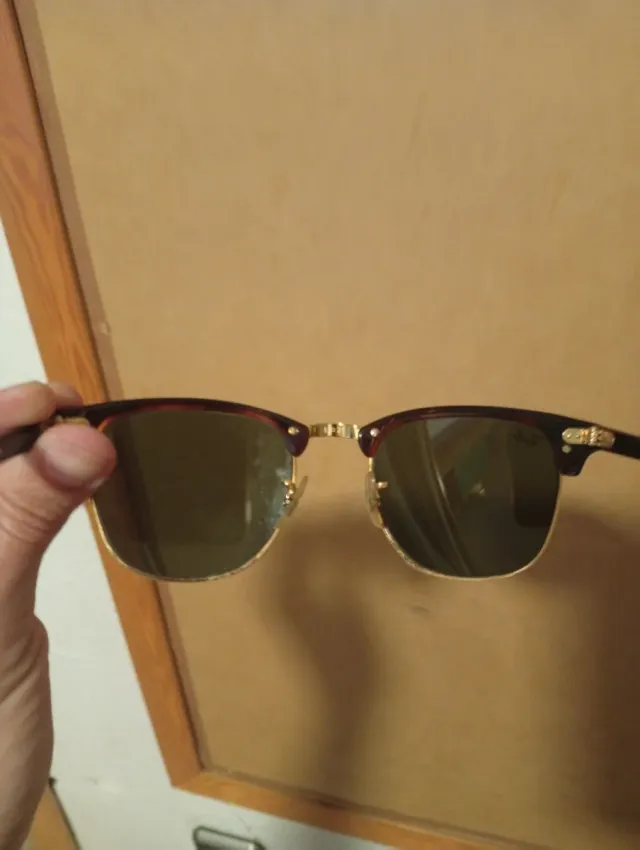 Gafas de sol Ray-Ban Clubmaster Marrón/Dorado