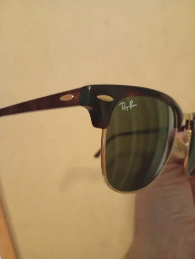 Gafas de sol Ray-Ban Clubmaster Marrón/Dorado