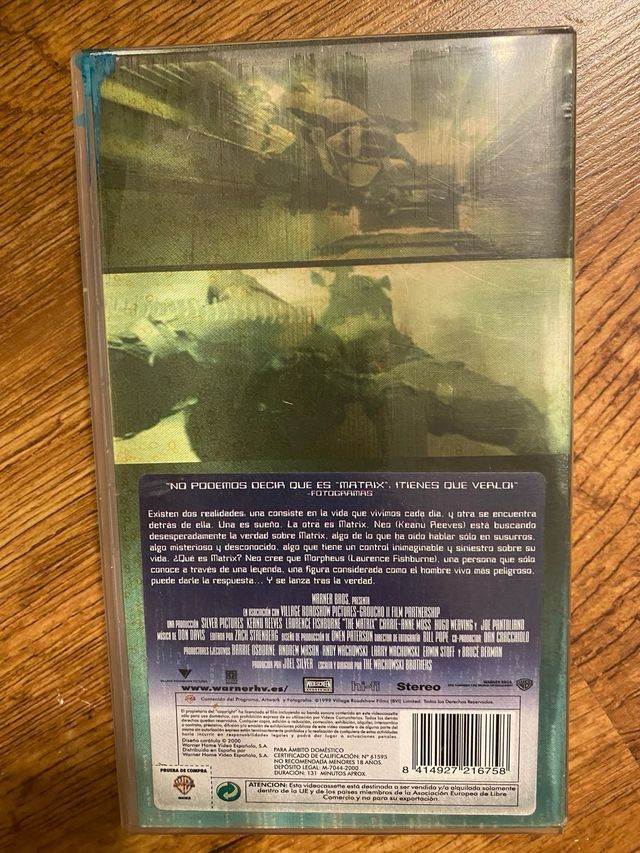 Matrix VHS Coleccionista Español