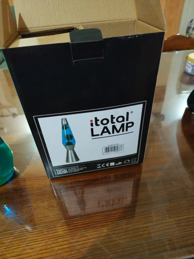 Lampada lava verde