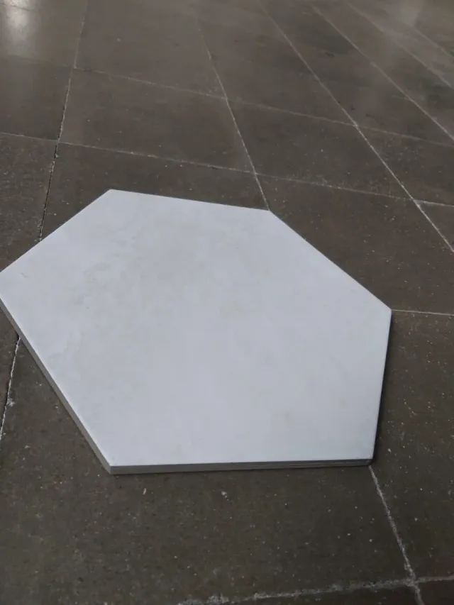 Azulejos hexagonales NAIS blancos nuevos