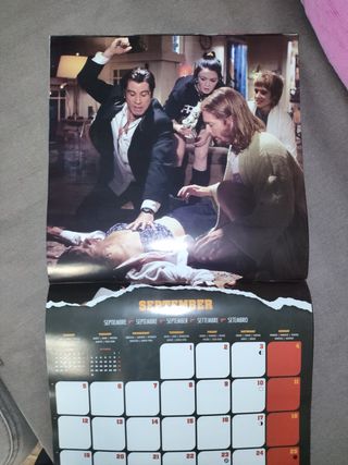 Calendario Pulp Fiction Fotos Enero