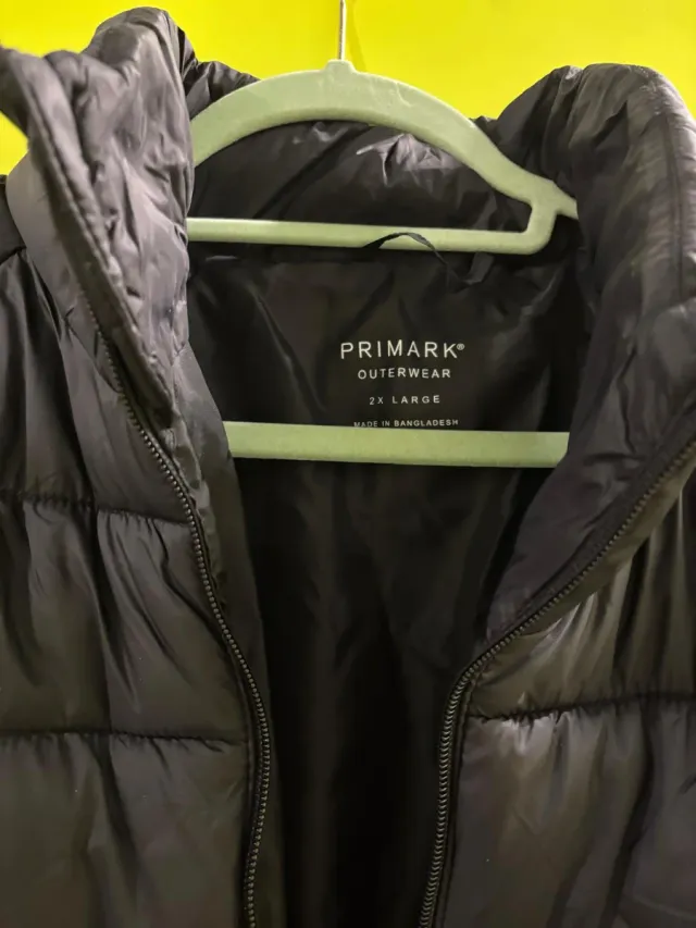 Abrigo Primark Negro Talla XXL