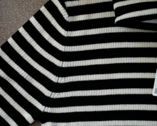 Jersey Lana Merino Uniqlo Rayas M Mujer