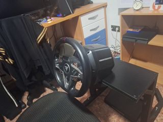 Asiento con volante y pedales para PC/PS4/PS5