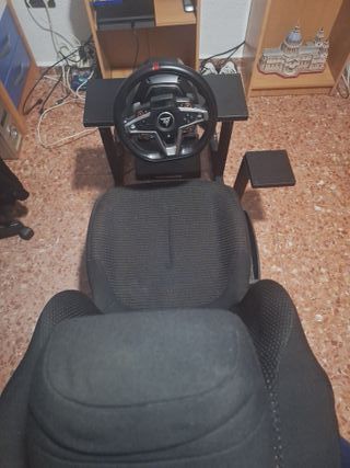 Asiento con volante y pedales para PC/PS4/PS5
