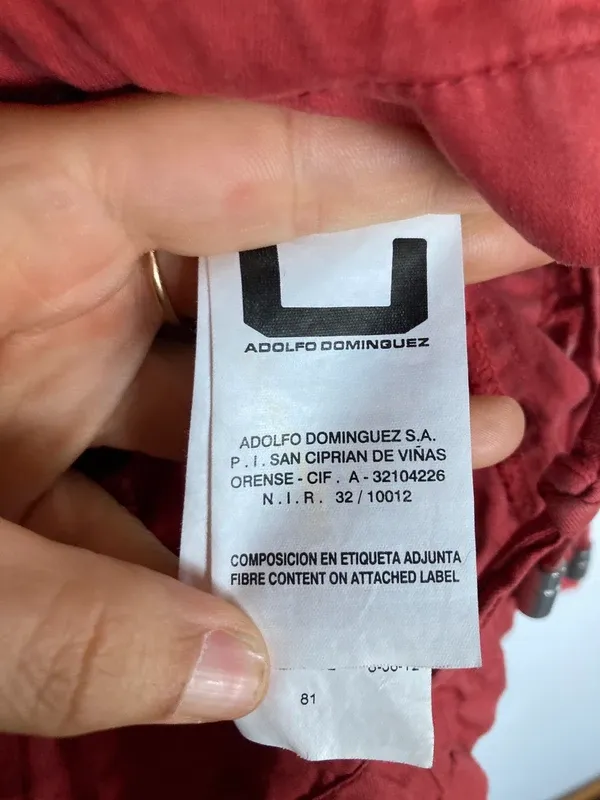 Chaqueta coral manga 3/4, Adolfo Domínguez U