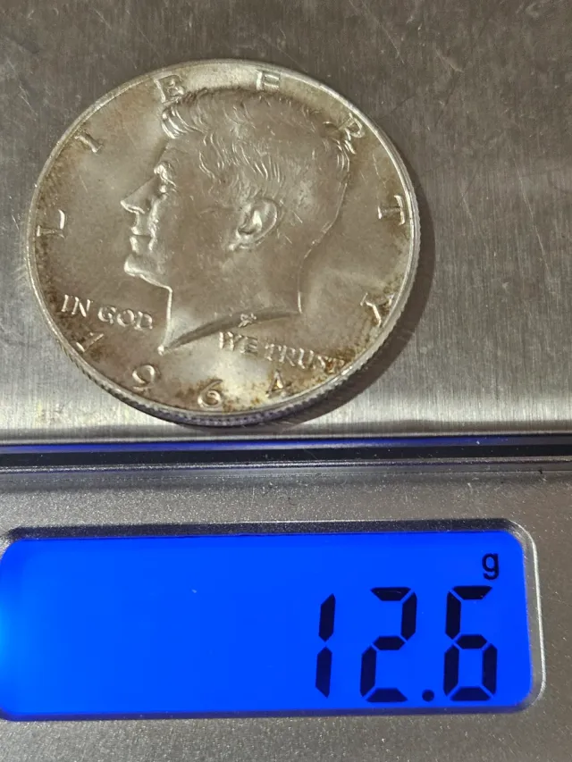 Moneda Plata USA Kennedy 1964