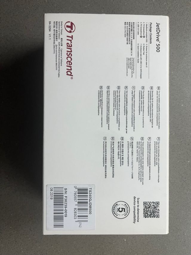 SSD Transcend JetDrive 500 240GB MacBook Air