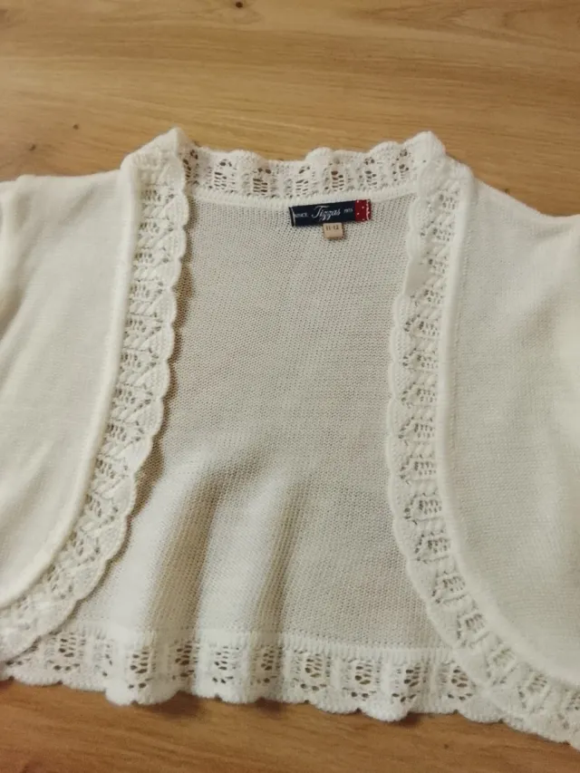 Bolero niña blanco Tizzy