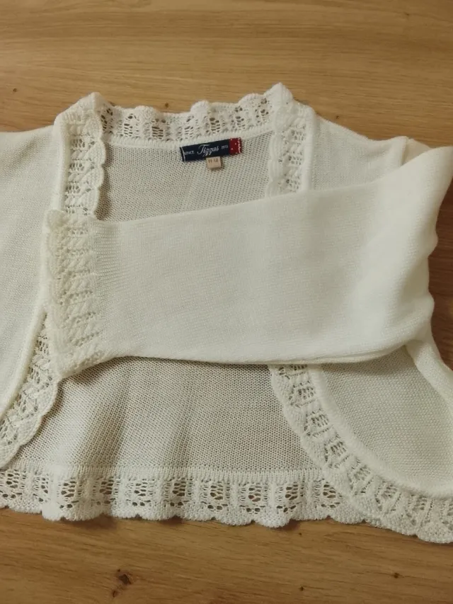 Bolero niña blanco Tizzy
