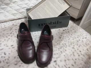 Zapatos Mephisto Marrones granates Alta Calidad