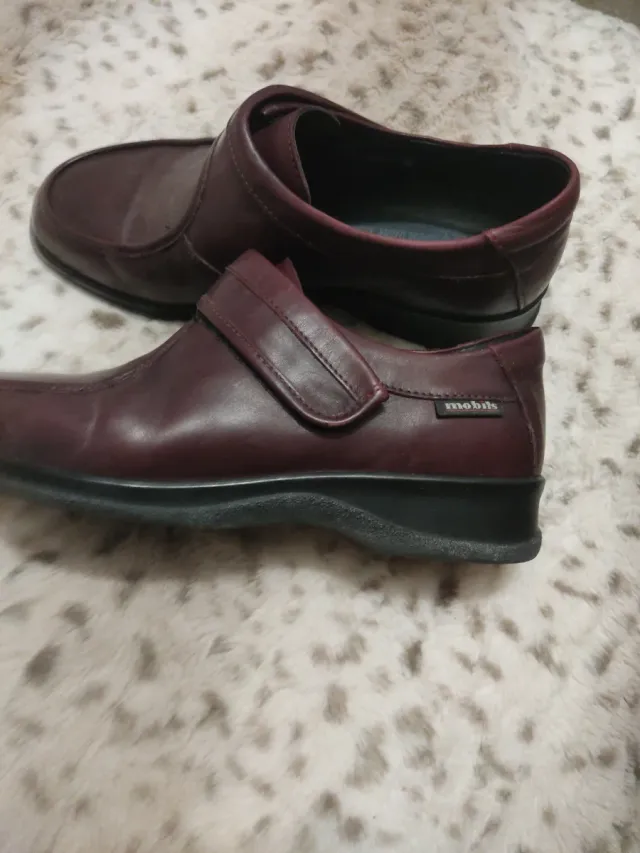 Zapatos Mephisto Marrones granates Alta Calidad