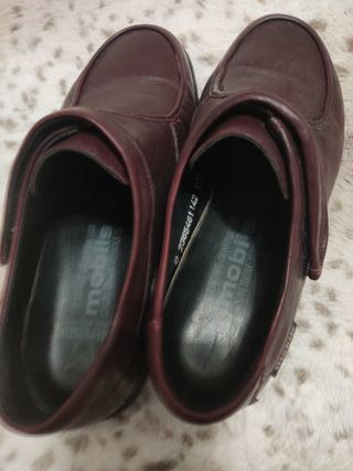 Zapatos Mephisto Marrones granates Alta Calidad