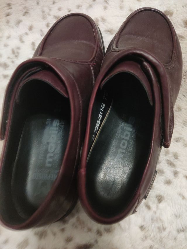 Zapatos Mephisto Marrones granates Alta Calidad