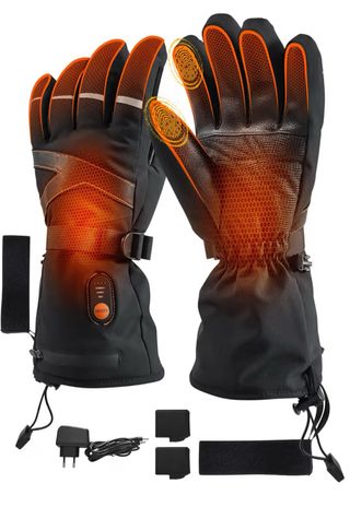 Guantes calefactables táctiles hombre