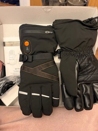 Guantes calefactables táctiles hombre