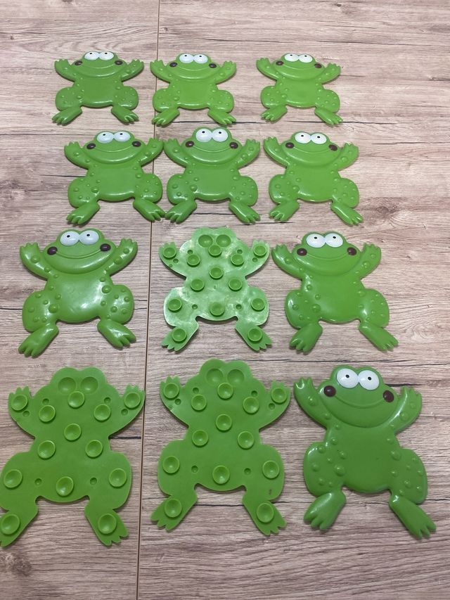 Ventosas Adhesivas para Bañera/Ducha - Ranas