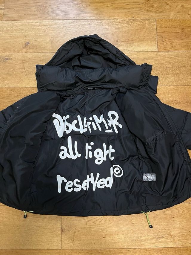 Giacca invernale Disclaimer nera