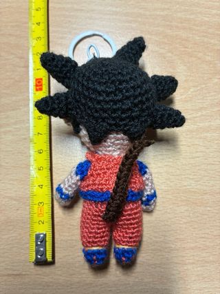 Llavero Son Goku Ganchillo