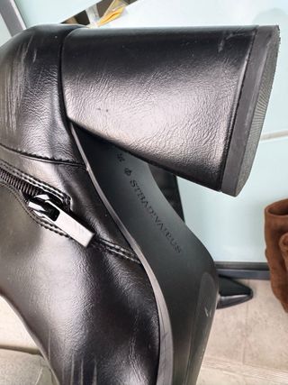 Botas altas Stradivarius negras