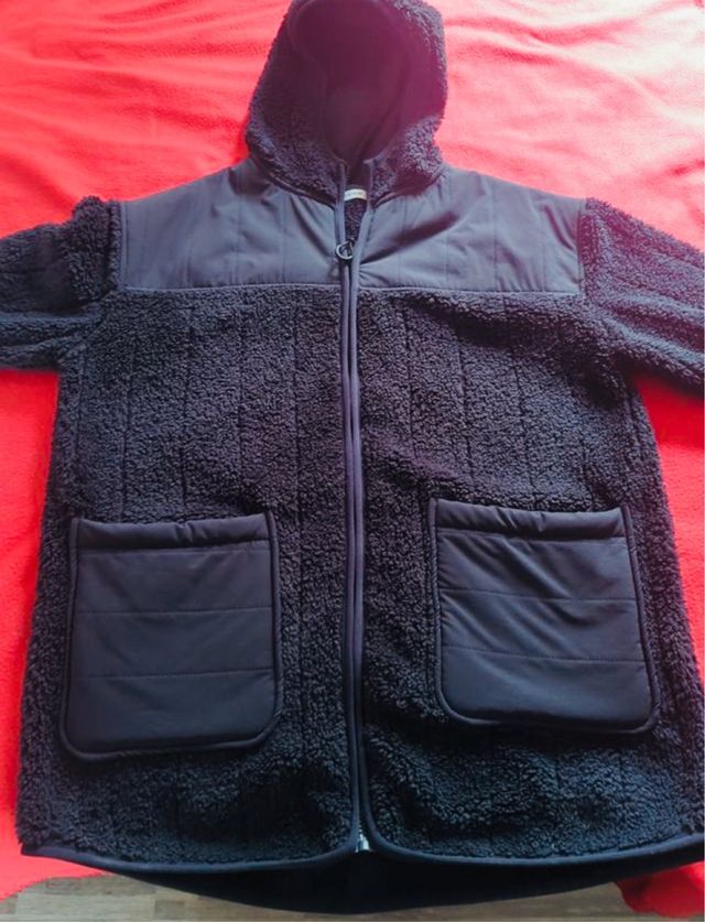 Chaqueta polar Women's Secret azul oscuro