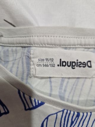 Camiseta Desigual niña corazón lentejuelas