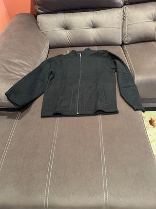 Chaqueta Polar Canda Talla M Negra