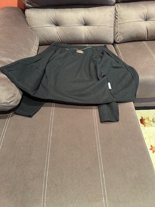Chaqueta Polar Canda Talla M Negra
