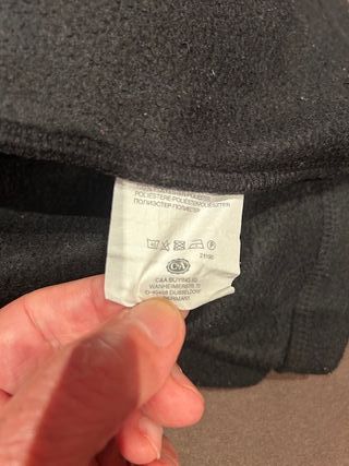 Chaqueta Polar Canda Talla M Negra