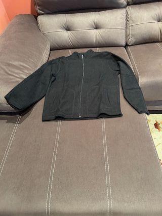 Chaqueta Polar Canda Talla M Negra