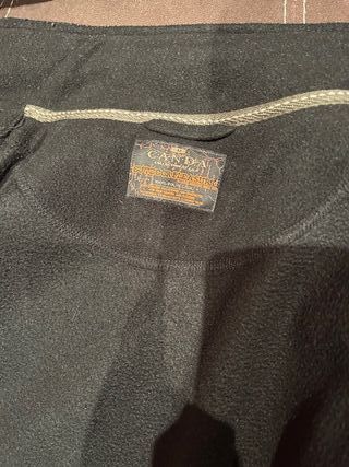 Chaqueta Polar Canda Talla M Negra