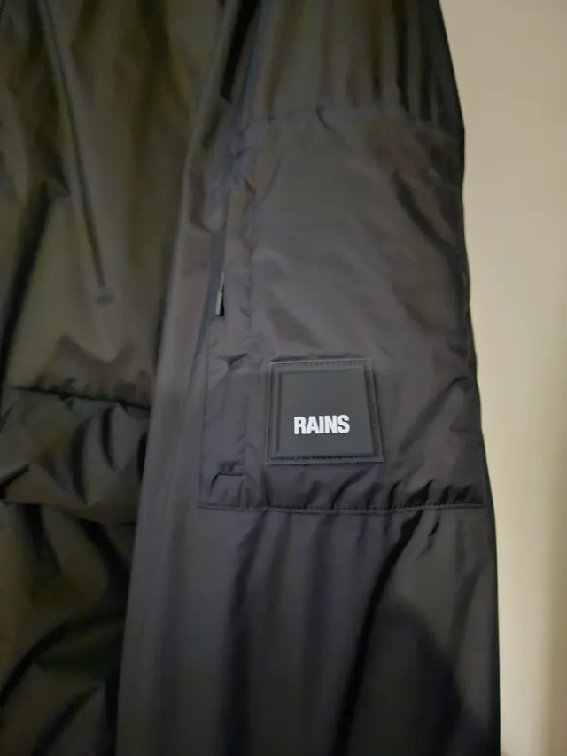 Chaqueta Bomber Rains Negra Talla XL