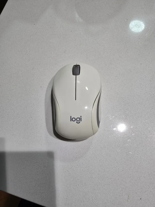 Ratón Logitech Inalámbrico Blanco y Gris