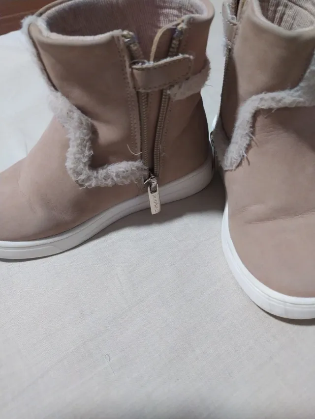 Botines niña beige Mayoral