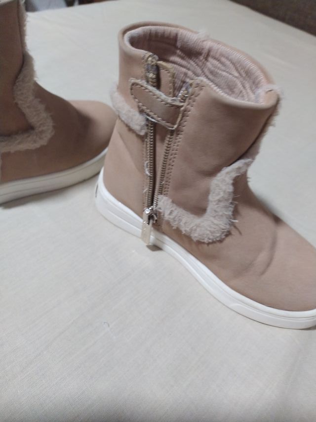 Botines niña beige Mayoral