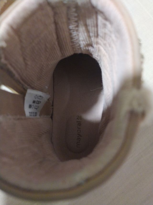 Botines niña beige Mayoral