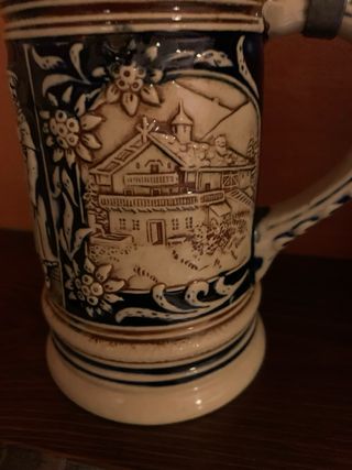 Set 3 Boccali Ceramica Decorati