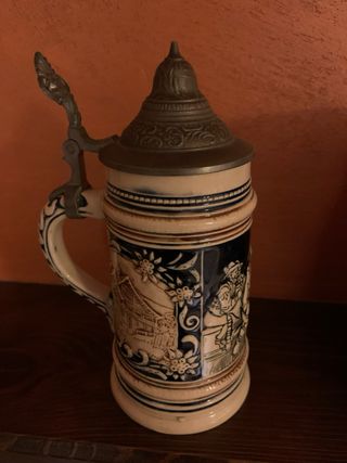 Set 3 Boccali Ceramica Decorati