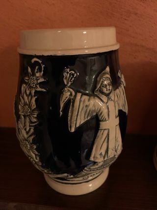 Set 3 Boccali Ceramica Decorati