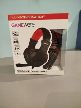 GAMEWARE Auriculares Gaming Estéreo Nintendo Switc